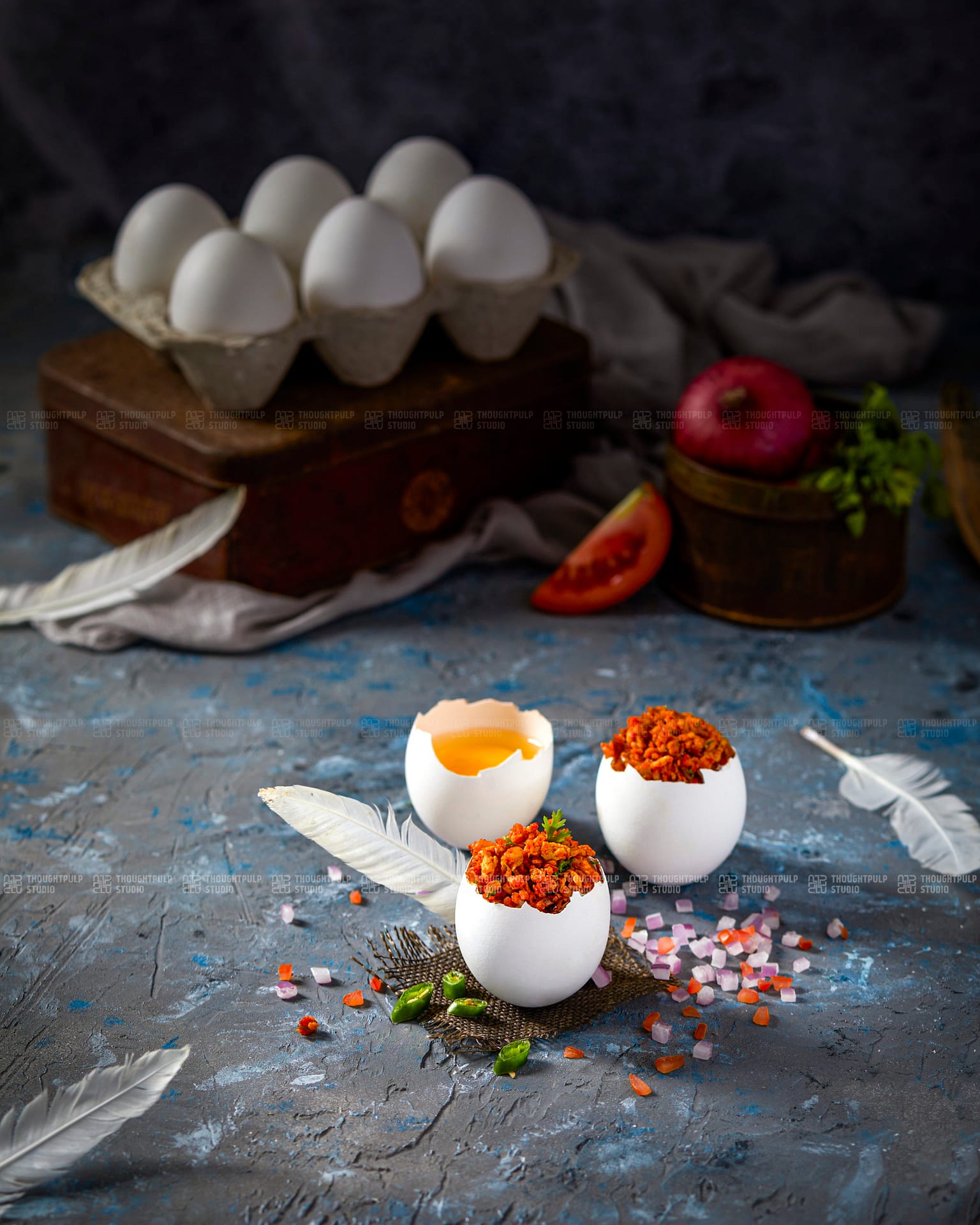 Indian Spicy Scrambled Eggs